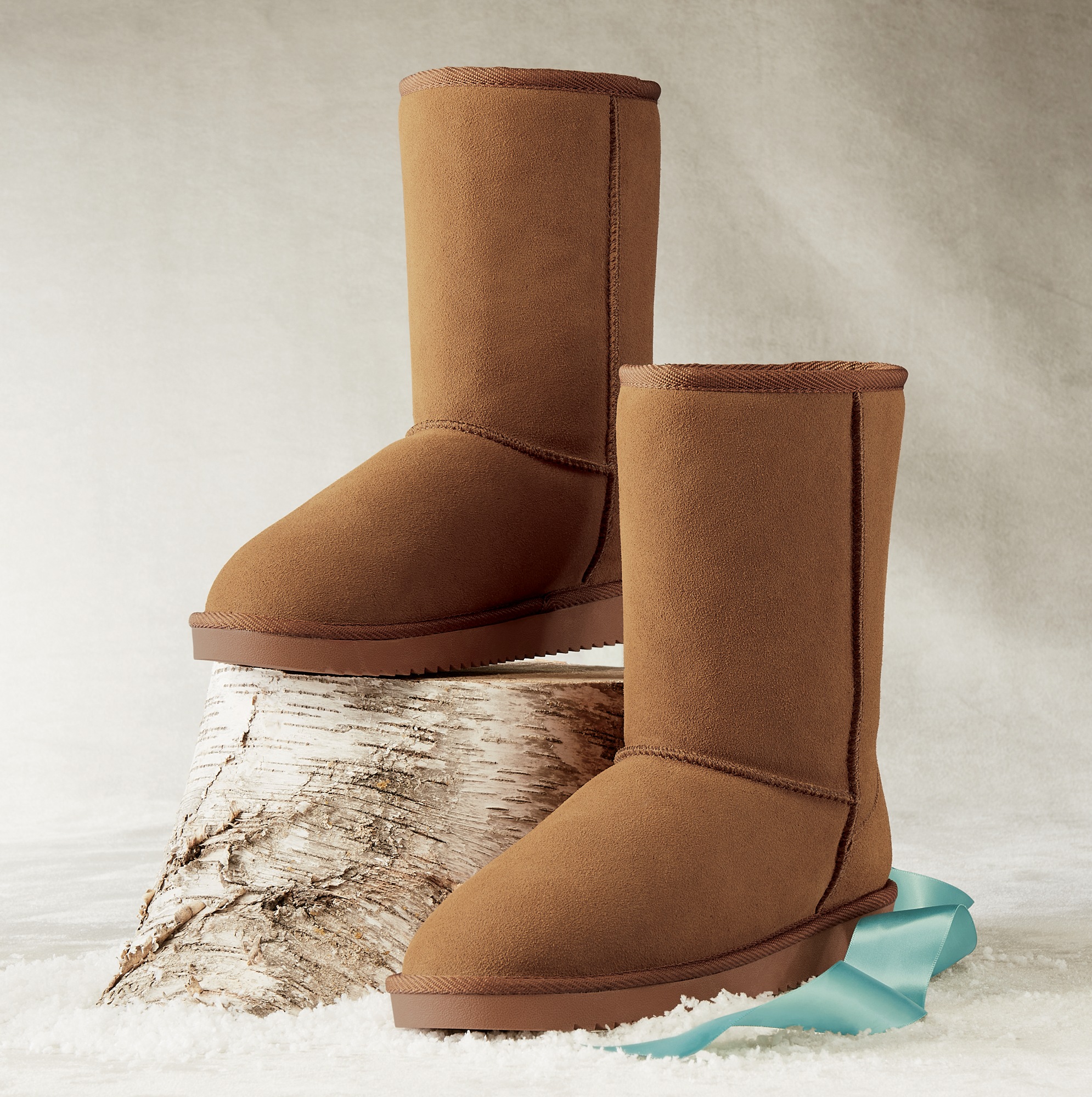 Women's Classic Genuine Suede Boot with Faux-Fur Lining | Seventh