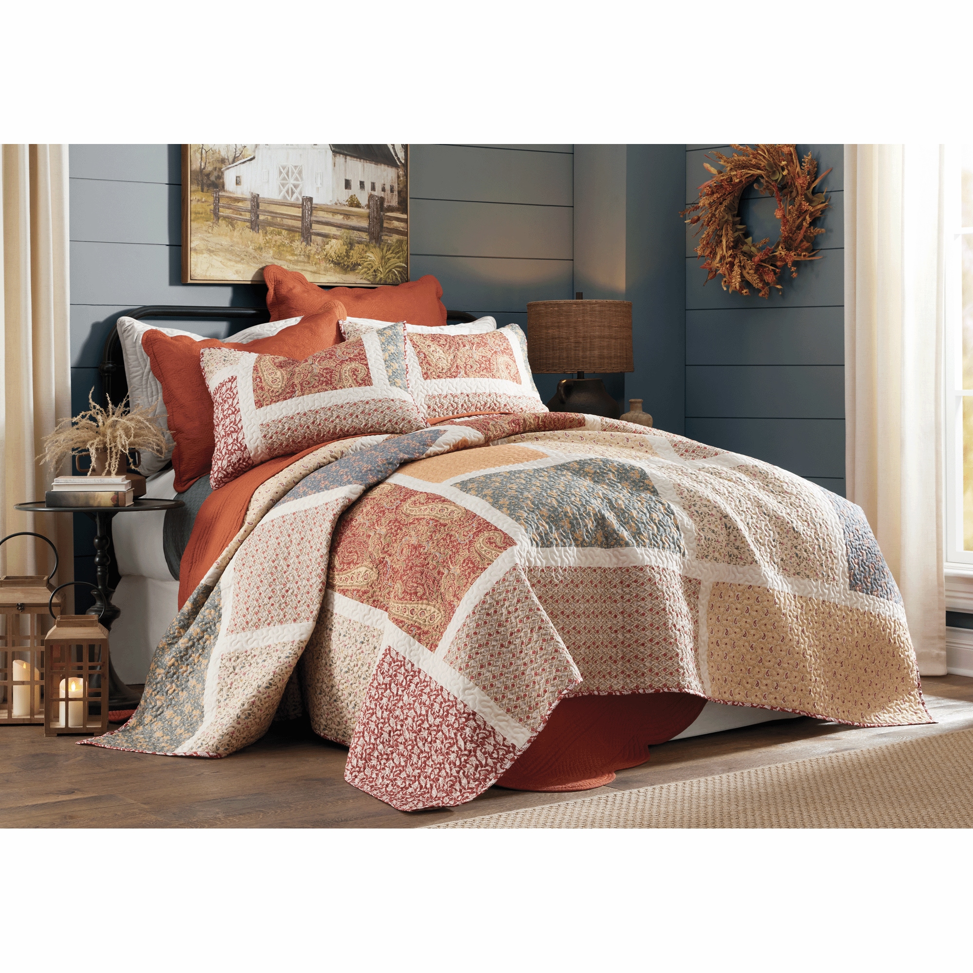 Sunfield Oversized Quilt and Sham | Seventh Avenue