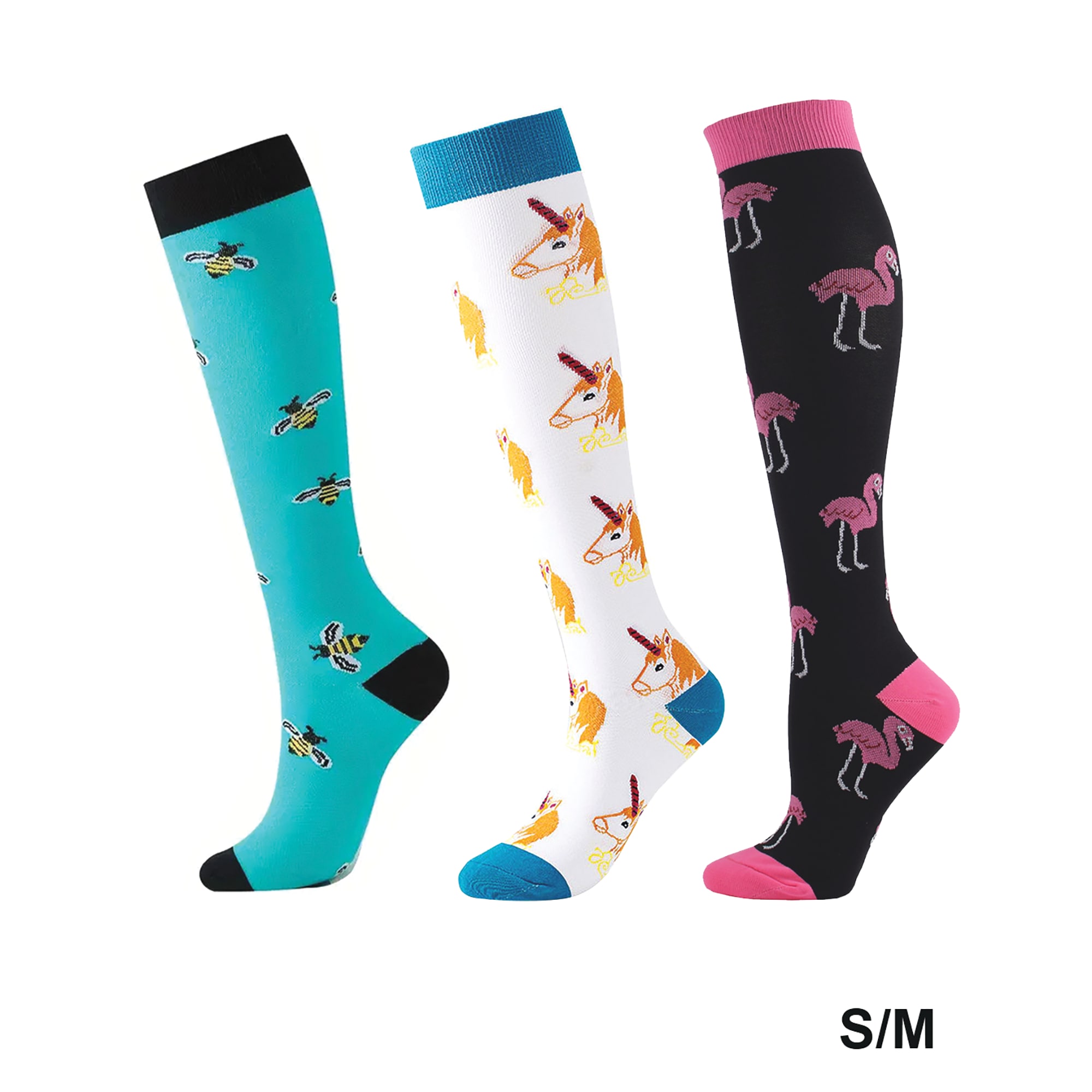 3-Pack Animal Compression Socks | Seventh Avenue