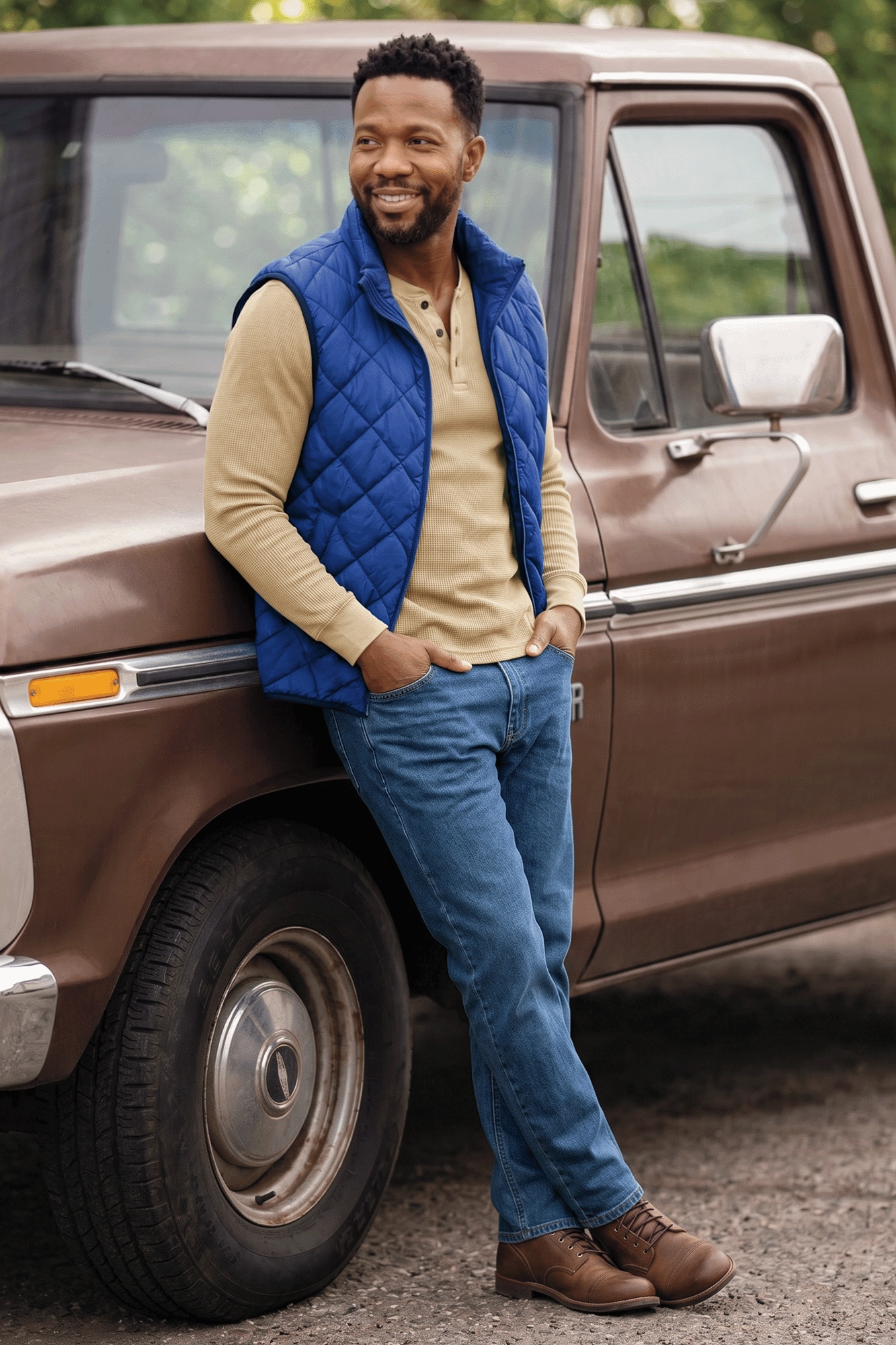 Men's Light Puffer Vest | Seventh Avenue